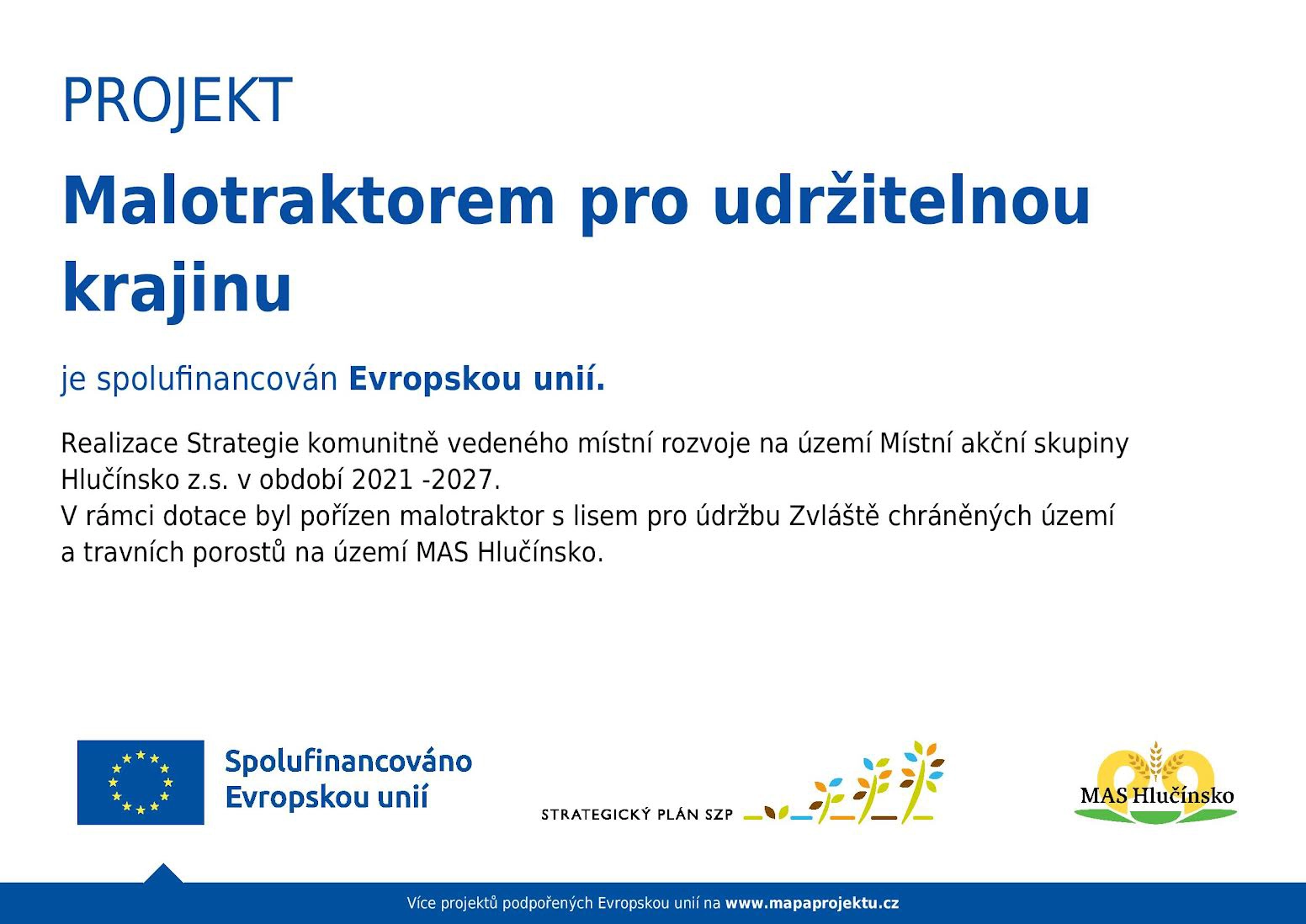 Projekt spolufinancovaný Evropskou unií